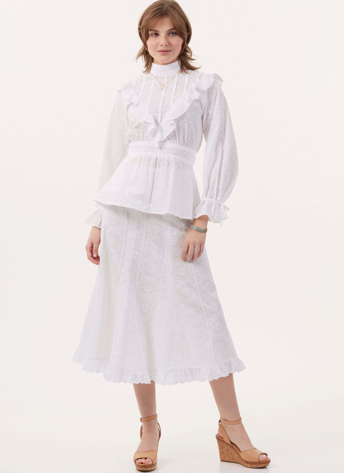 McCall's Sewing Pattern M8490 Misses' Tops, Skirt and Petticoat by Laura Ashley