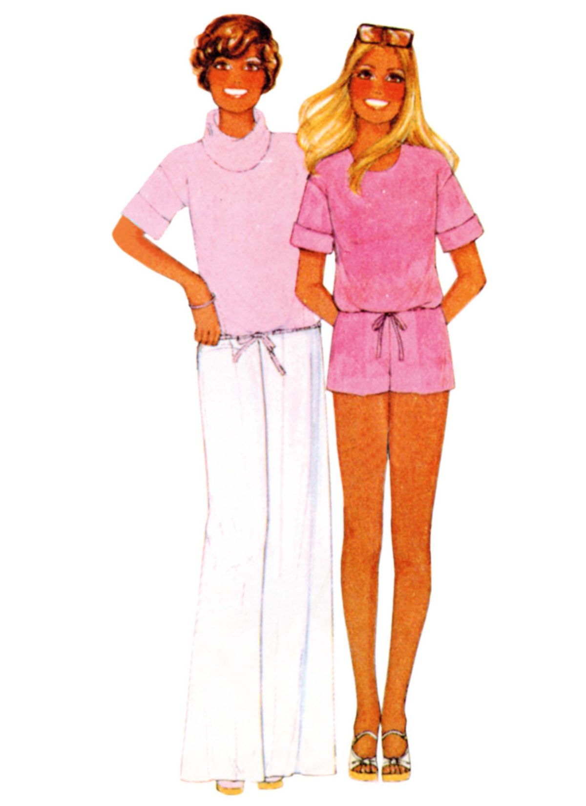McCall's Sewing Pattern M8493 Misses' Knit Tops, Skirt, Trousers and Shorts
