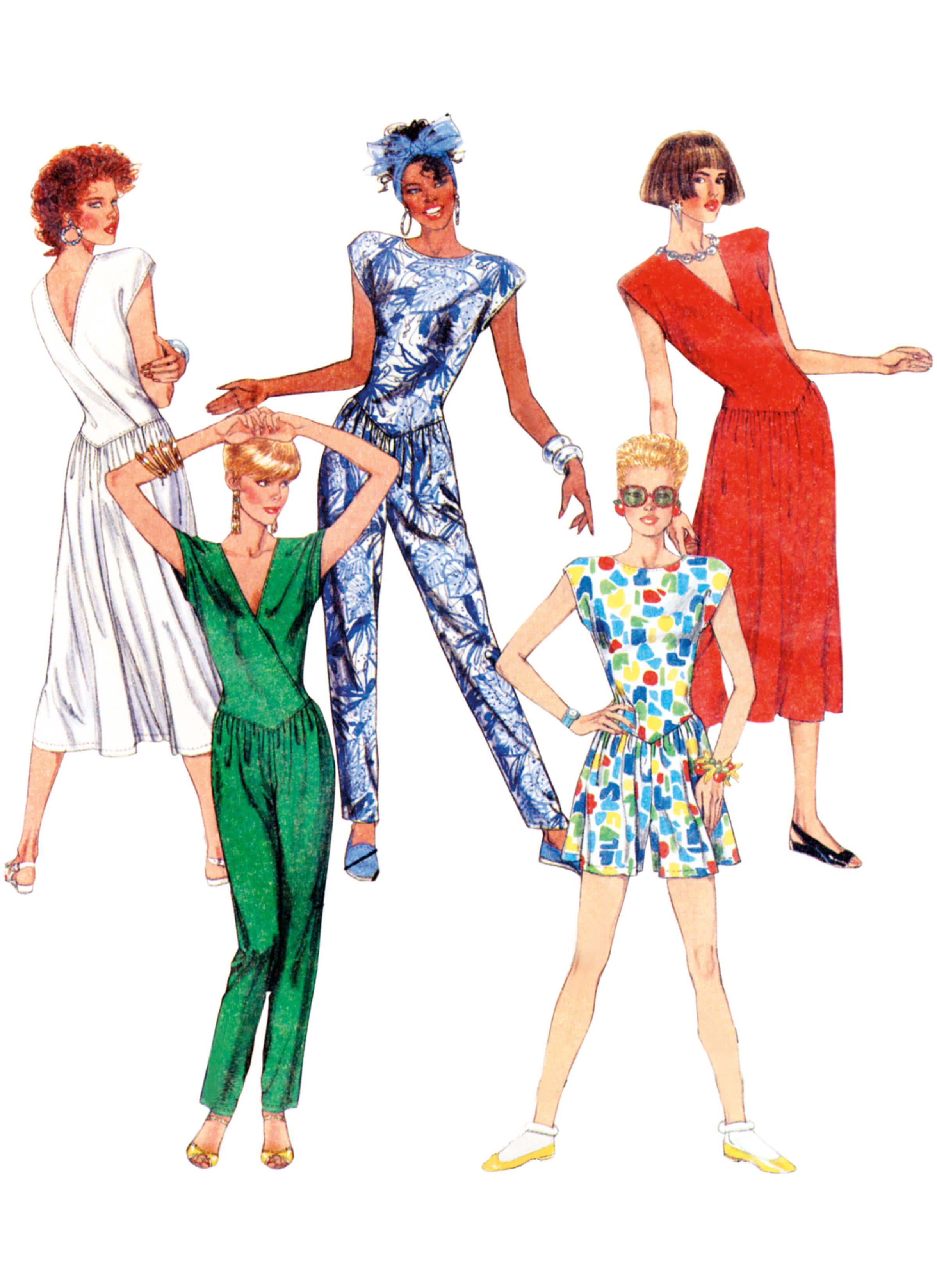 McCall's Sewing Pattern M8500 Misses' Knit Dress and Jumpsuits