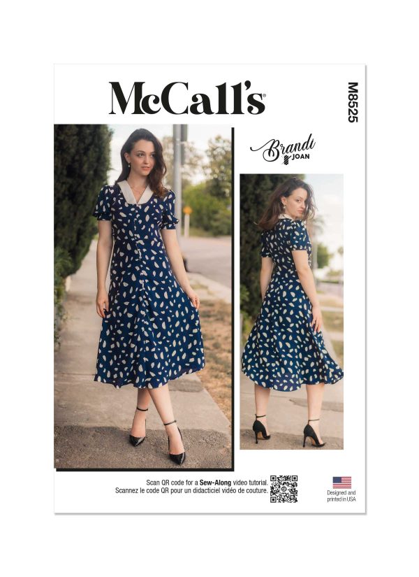McCall's Sewing Pattern M8525 Misses' Dress by Brandi Joan