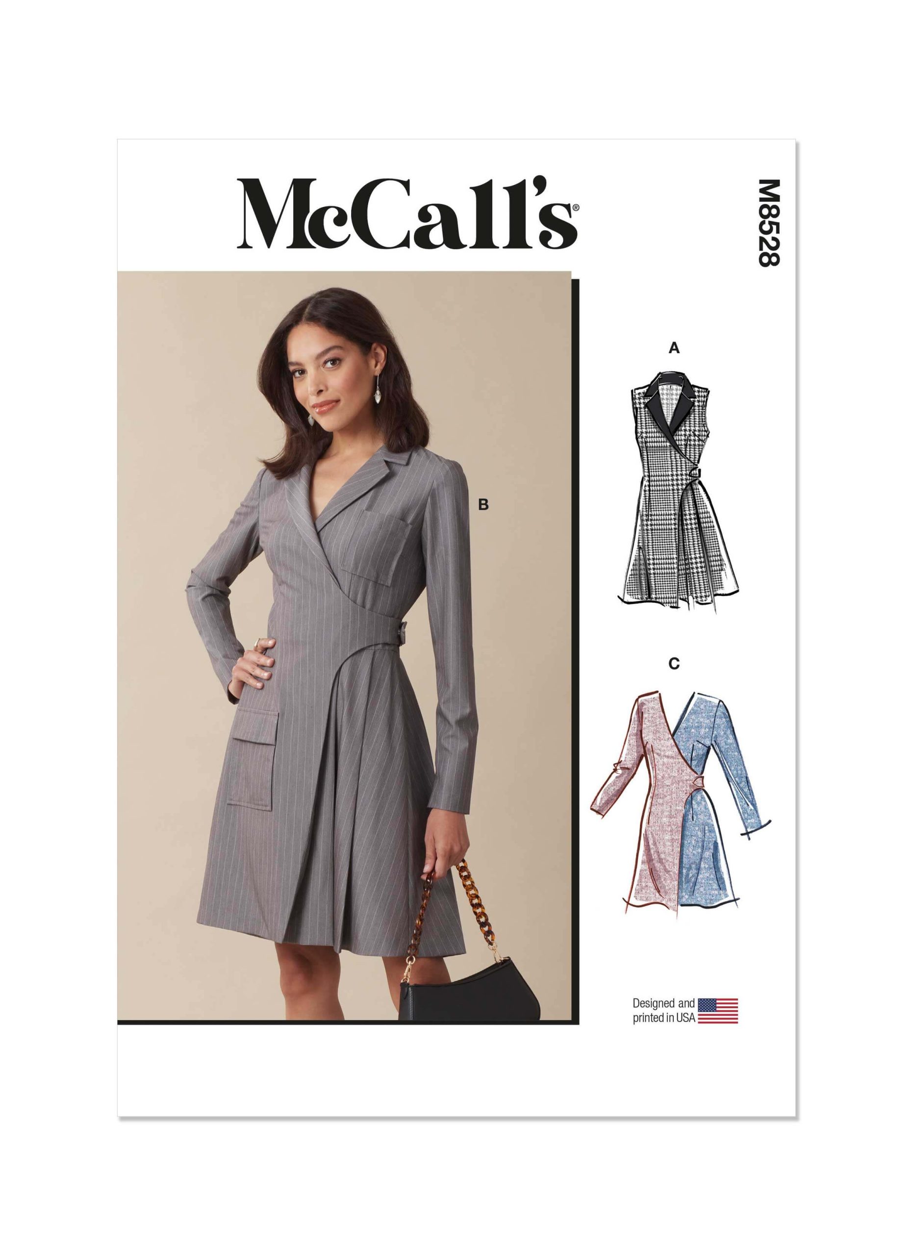 McCall’s Sewing Pattern M8528 Misses’ Blazer Dresses