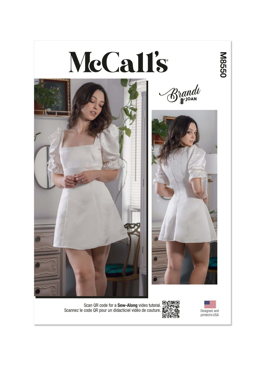 McCall's Sewing Pattern M8550 Misses' Dress by Brandi Joan