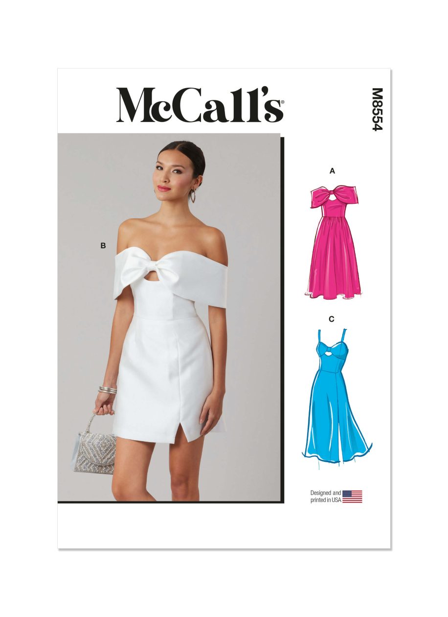 McCall's Sewing Pattern M8554 Misses' Dresses