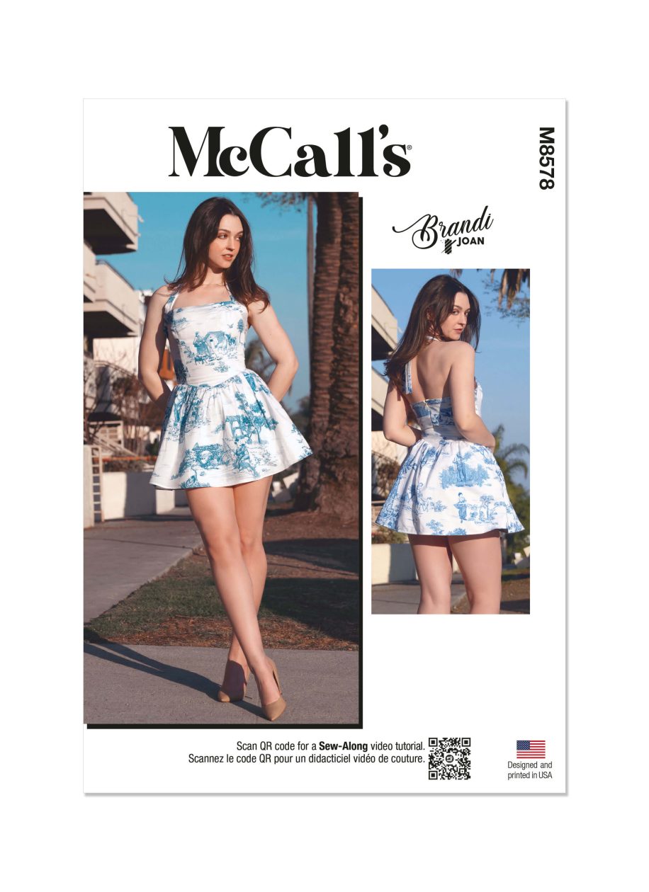 McCall's Sewing Pattern M8578 Misses' Dress by Brandi Joan
