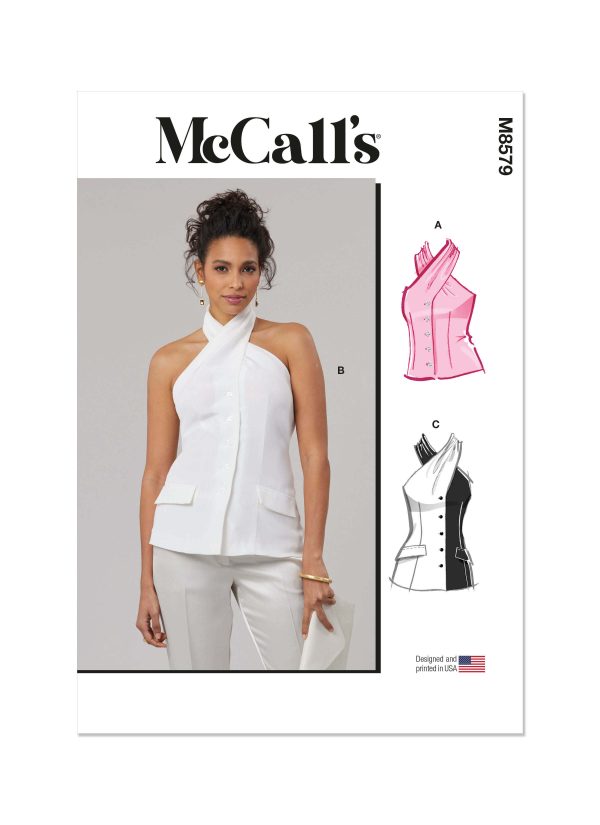 McCall's Sewing Pattern M8579 Misses' Waistcoat in Two Lengths