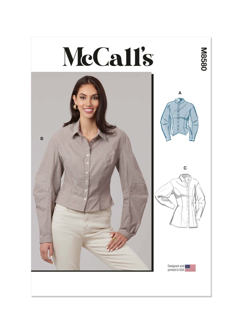 McCall's Sewing Pattern M8580 Misses' Shirt in Two Lengths