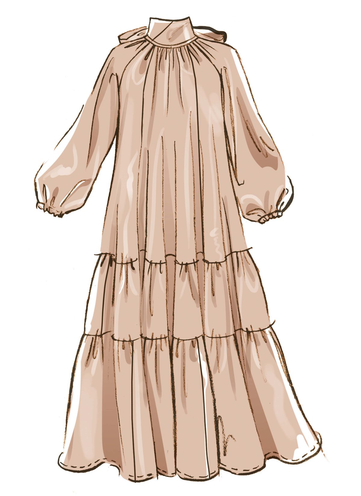 McCall's Sewing Pattern M8603 Misses' Dress with Hemline Variations