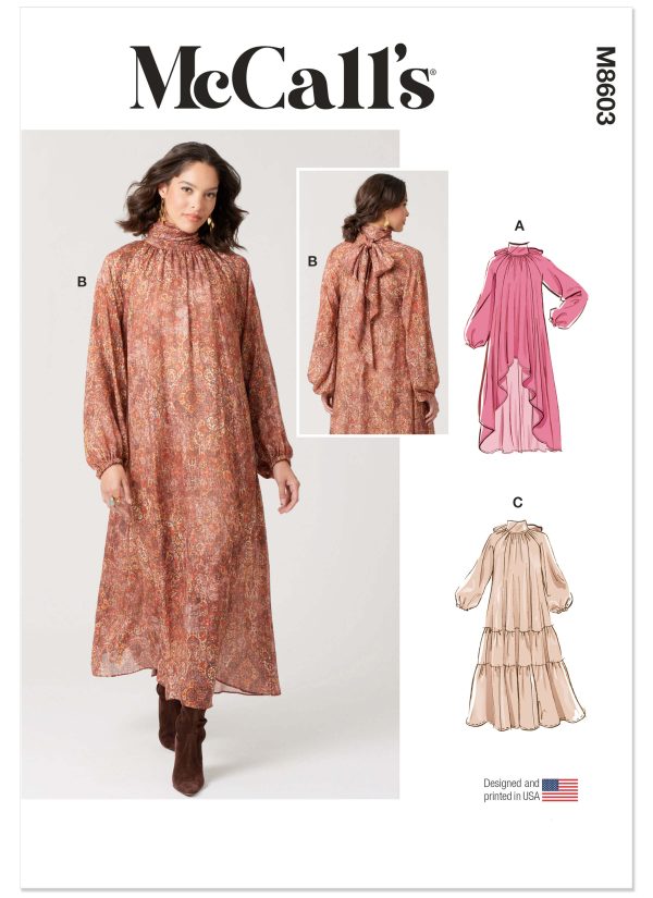McCall's Sewing Pattern M8603 Misses' Dress with Hemline Variations