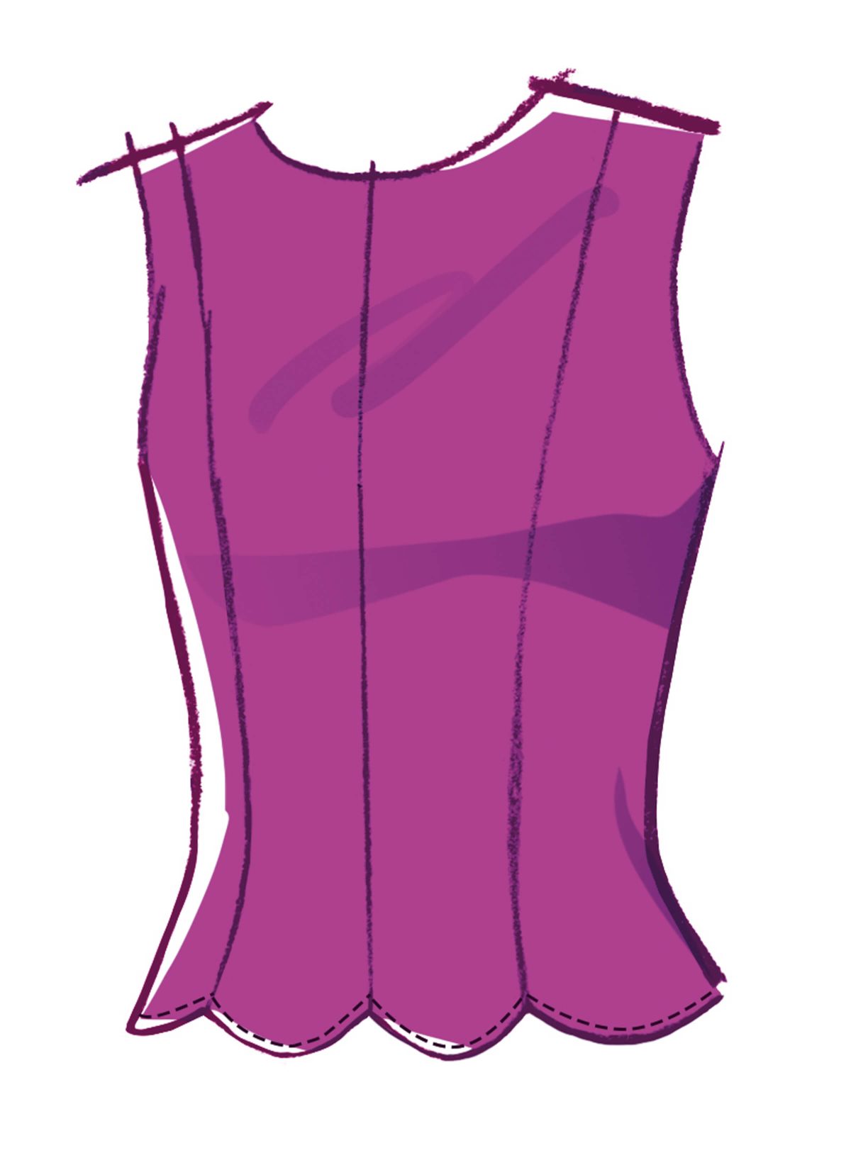 McCall's Sewing Pattern M8610 Misses' Fitted Knit Top and Skirt