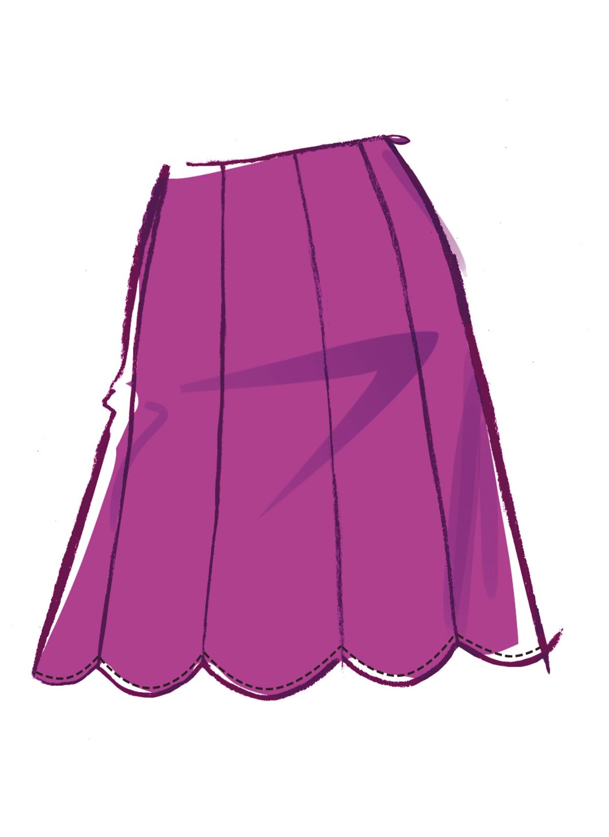 McCall's Sewing Pattern M8610 Misses' Fitted Knit Top and Skirt