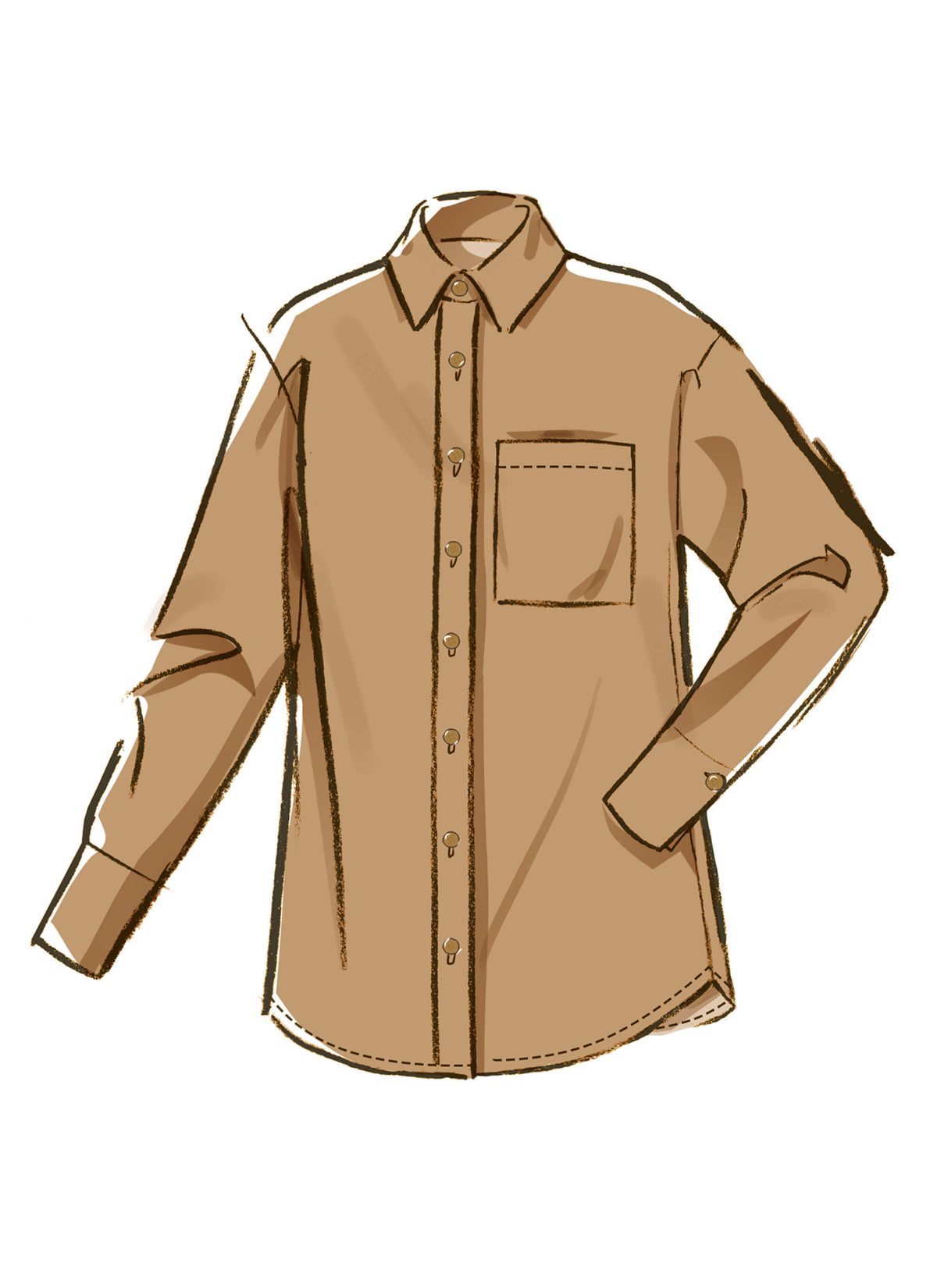 McCall's Sewing Pattern M8611 Misses' and Women's Shirt, Shorts and Trousers