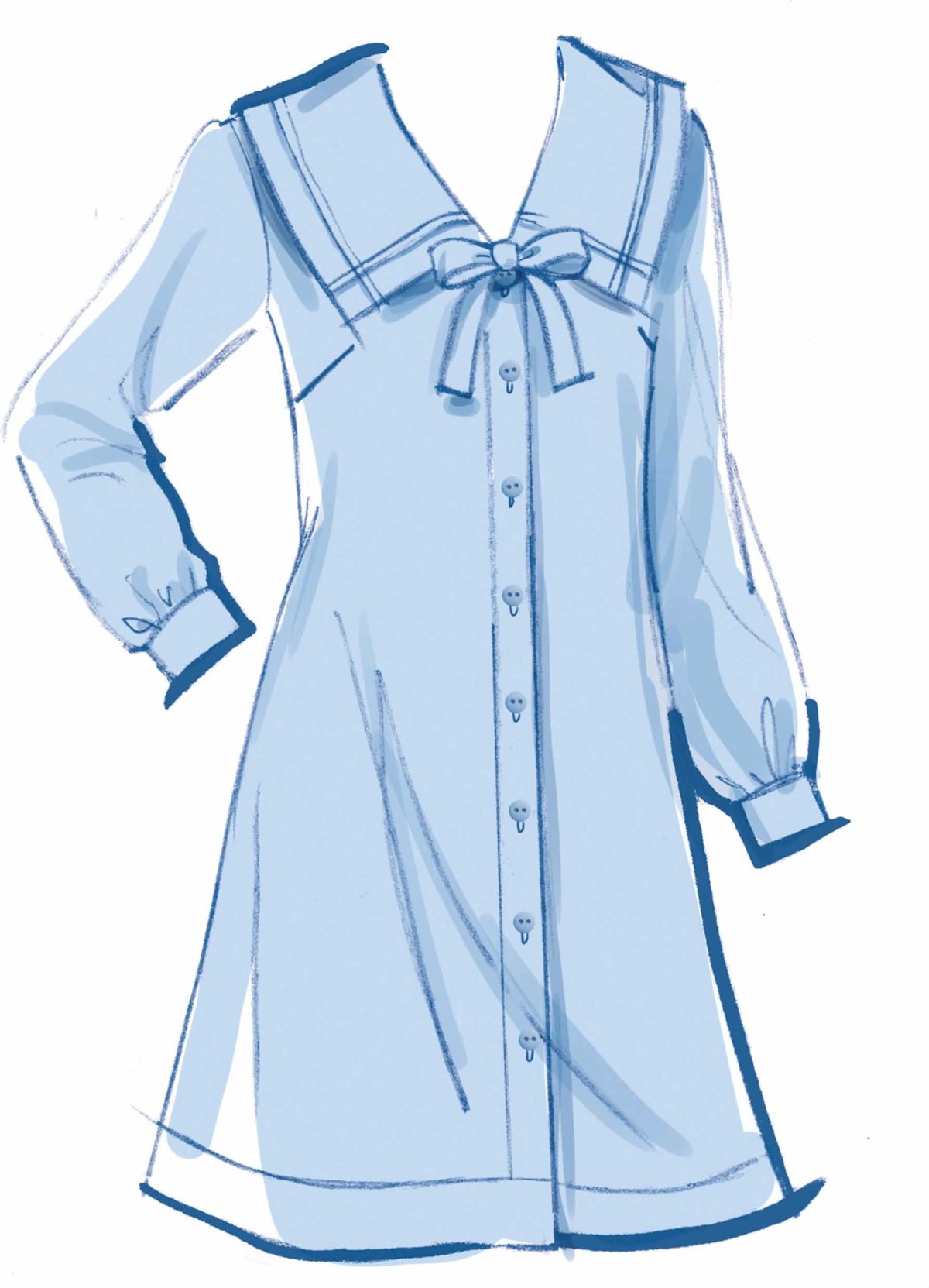 McCall's Sewing Pattern M8625 Misses' Dress with Sleeve Variations