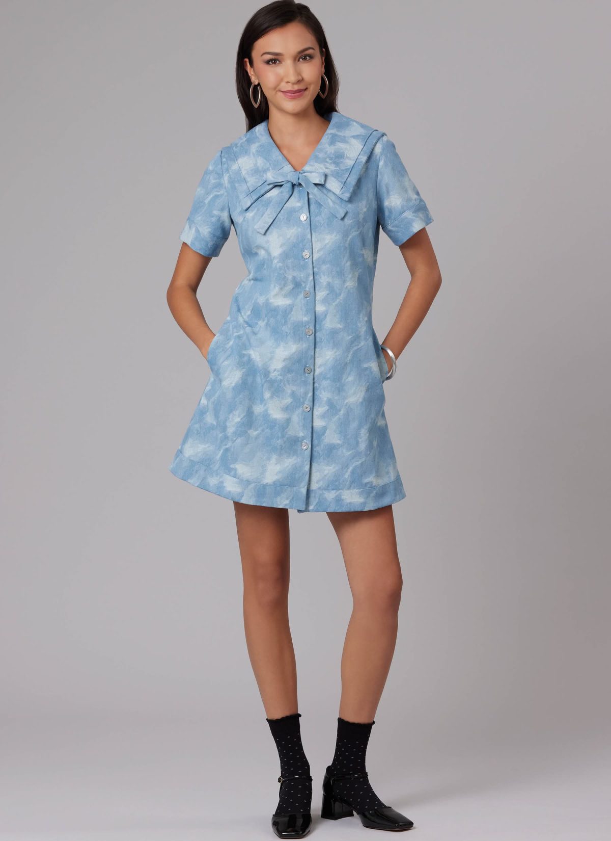 McCall's Sewing Pattern M8625 Misses' Dress with Sleeve Variations