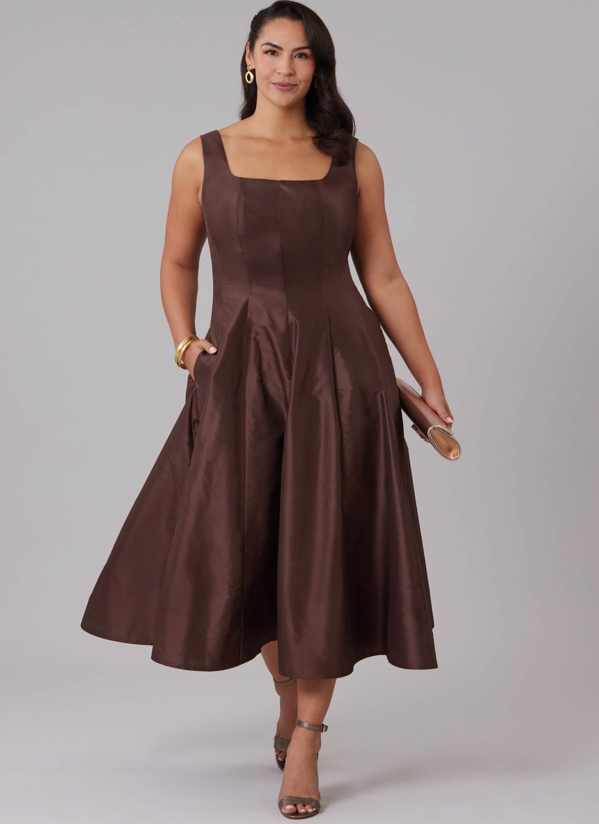 McCall's Sewing Pattern M8627 Misses' and Women's Special Occasion Dress in Two Lengths