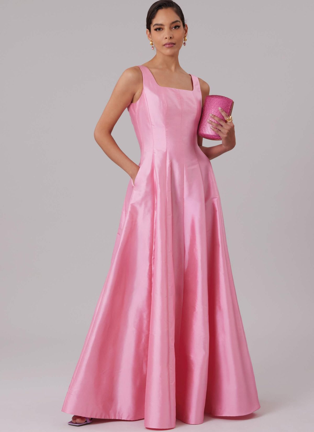 McCall's Sewing Pattern M8627 Misses' and Women's Special Occasion Dress in Two Lengths