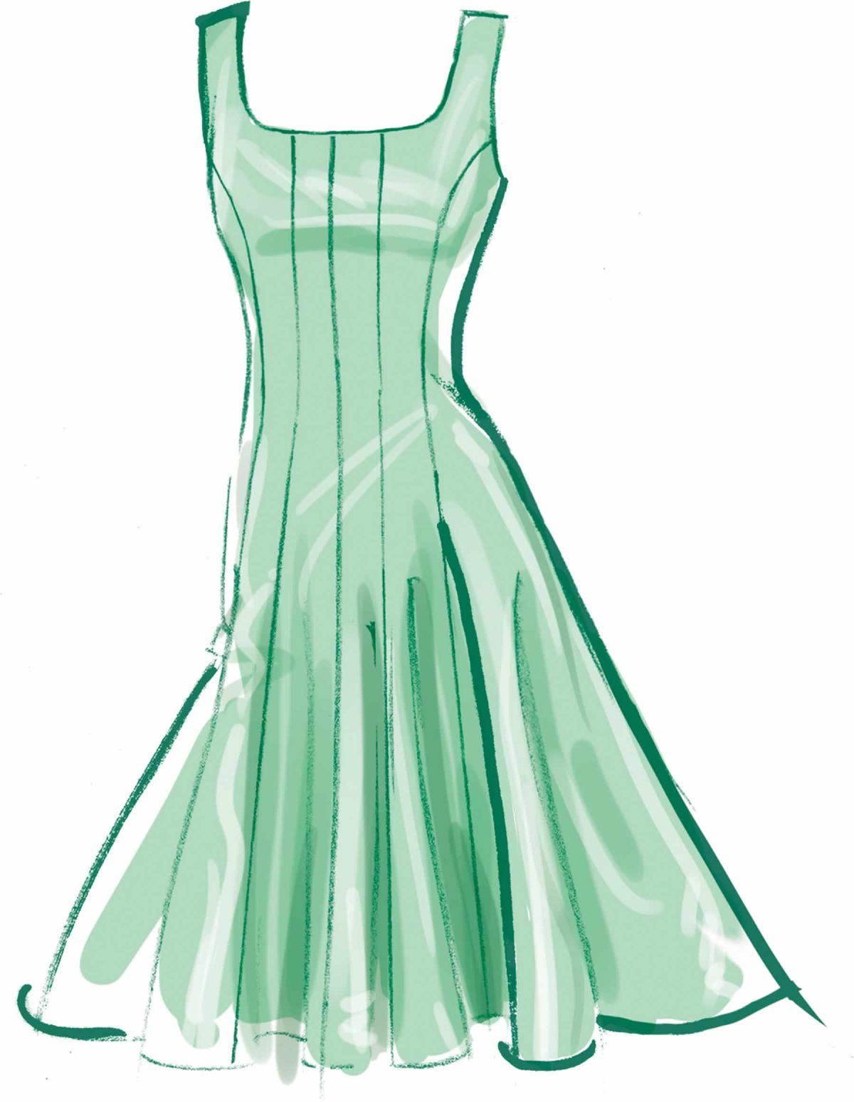 McCall's Sewing Pattern M8627 Misses' and Women's Special Occasion Dress in Two Lengths