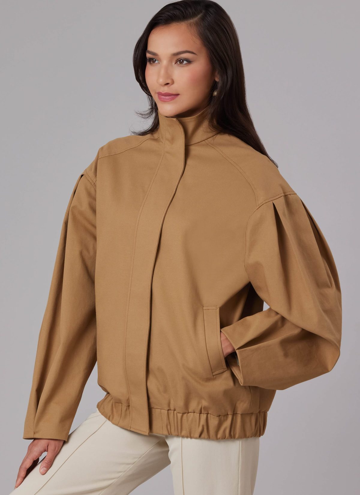 McCall's Sewing Pattern M8629 Misses' Blouson Jacket with Neckline Variations