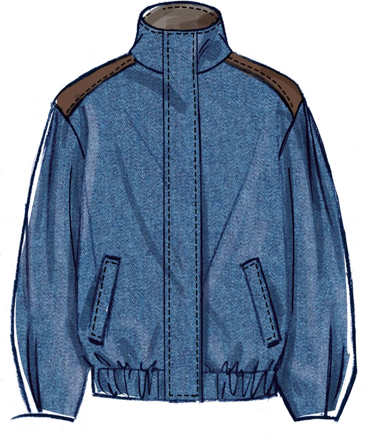 McCall's Sewing Pattern M8629 Misses' Blouson Jacket with Neckline Variations