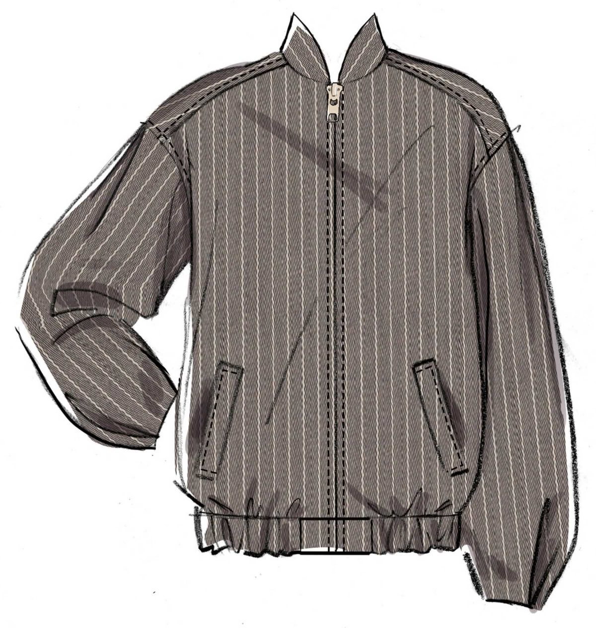 McCall's Sewing Pattern M8629 Misses' Blouson Jacket with Neckline Variations