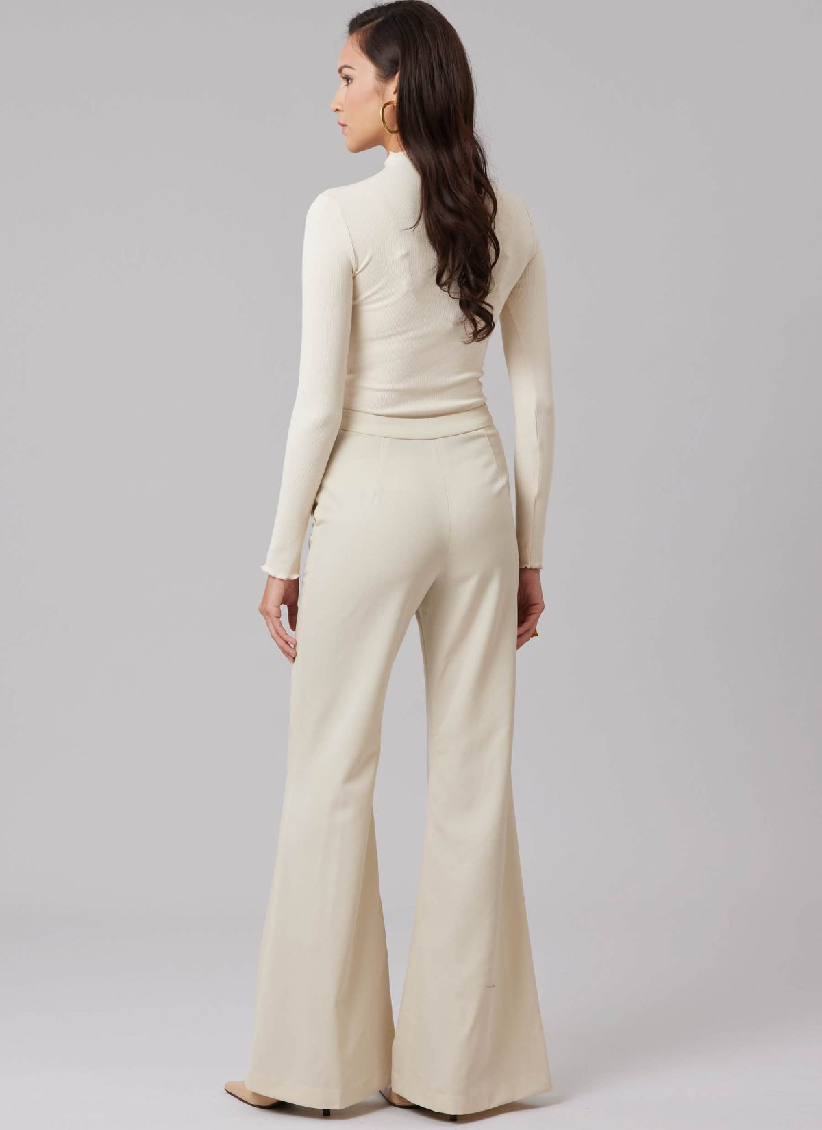 McCall's Sewing Pattern M8632 Misses' Flared Trousers and Belt with Pocket