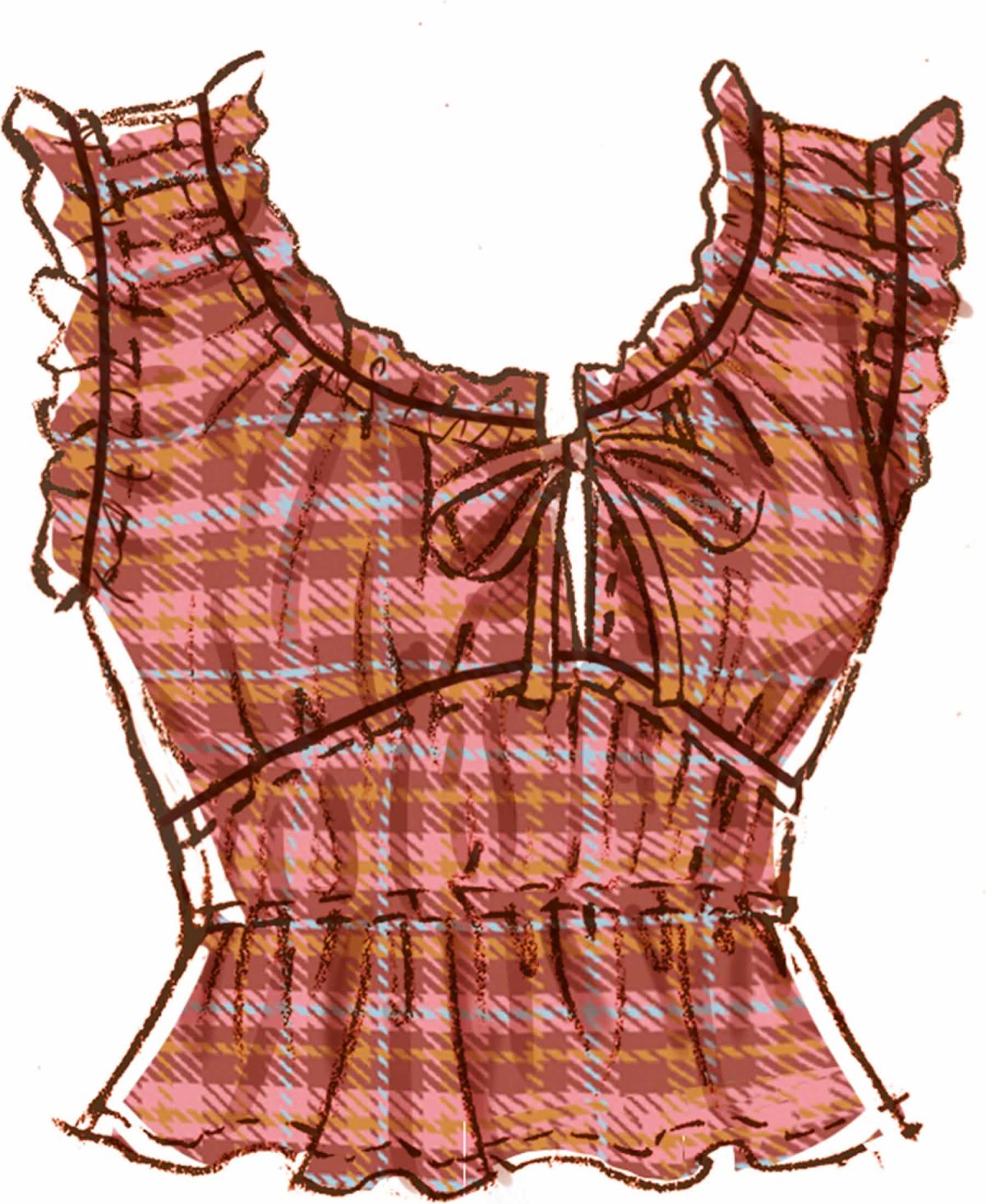 McCall's Sewing Pattern M8634 Misses' Lounge Top in Two Lengths, Shorts and Trousers