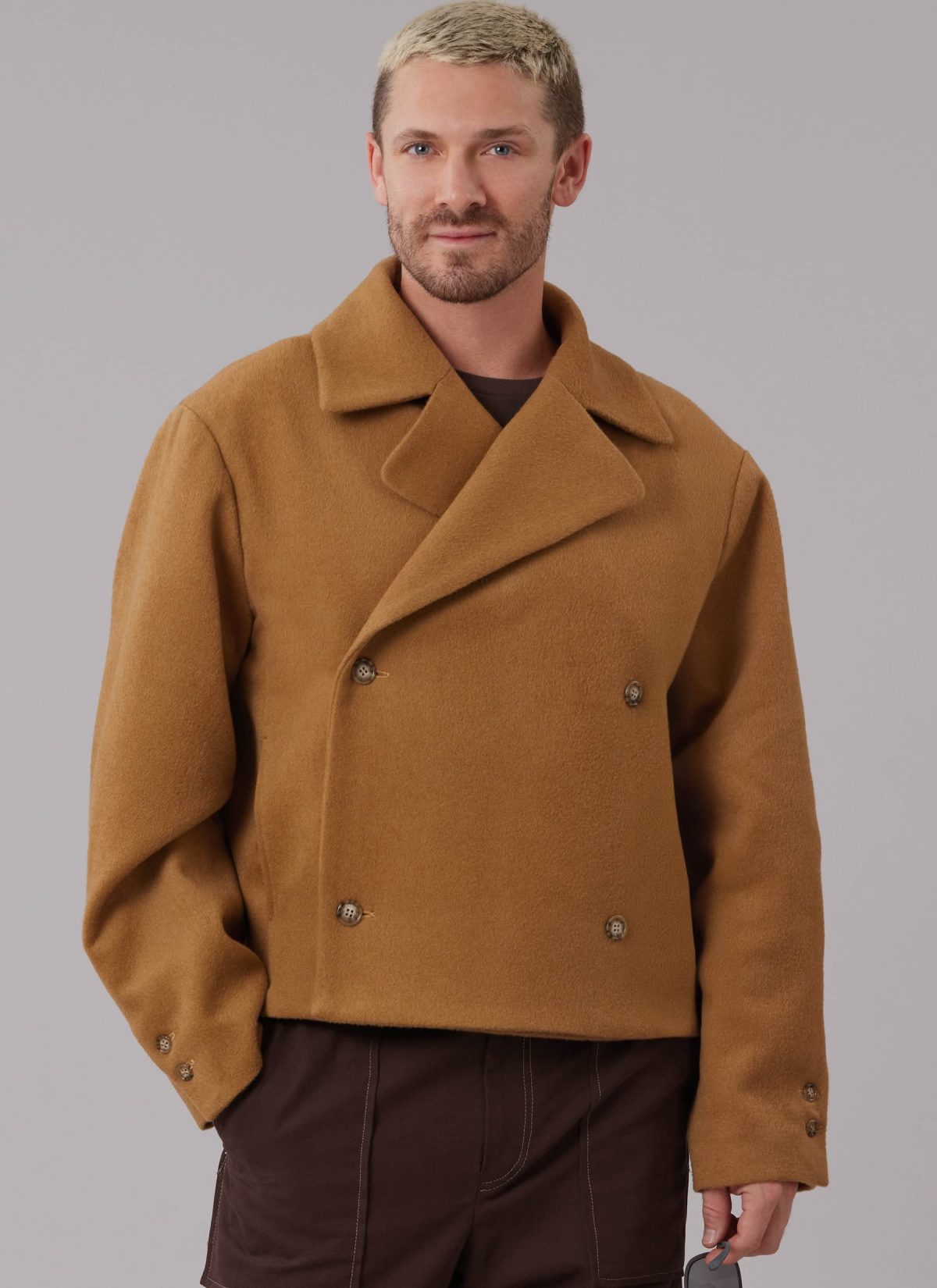 McCall's Sewing Pattern M8638 Men's Double Breasted Jacket in Two Lengths