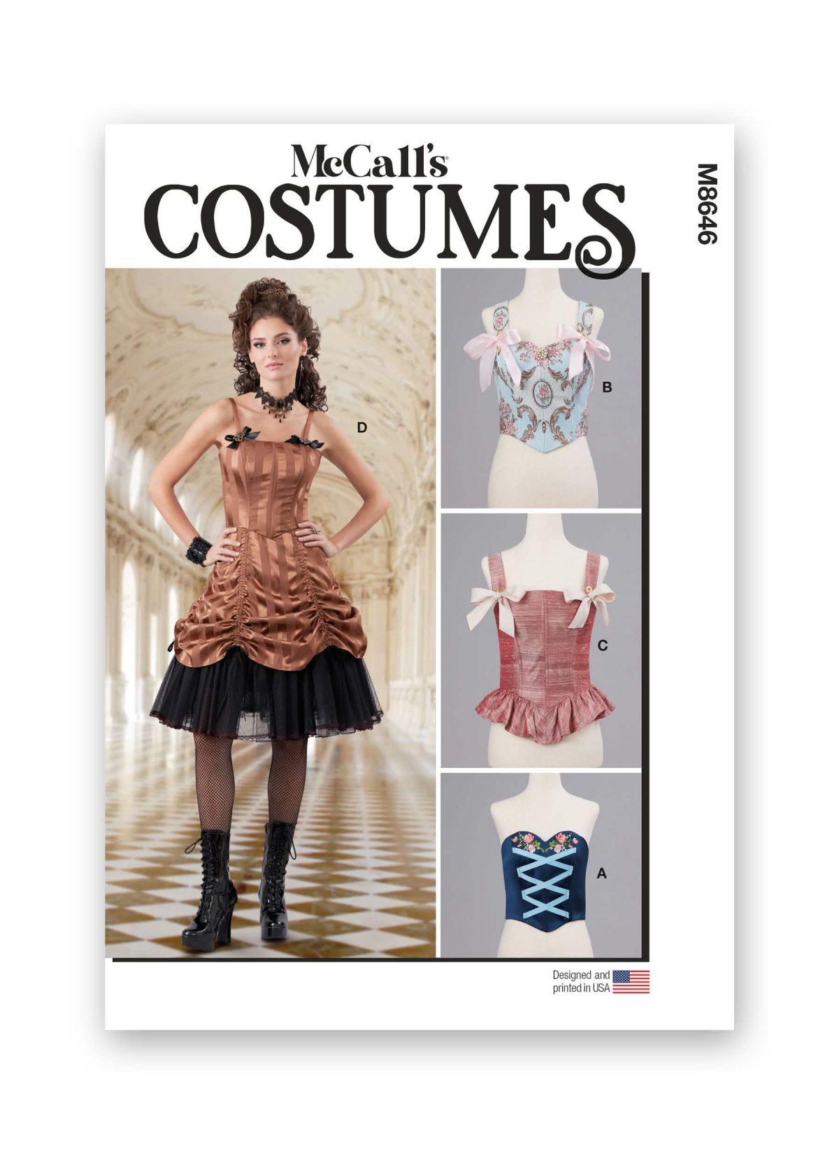 McCall's Sewing Pattern M8646 Misses' Corsets