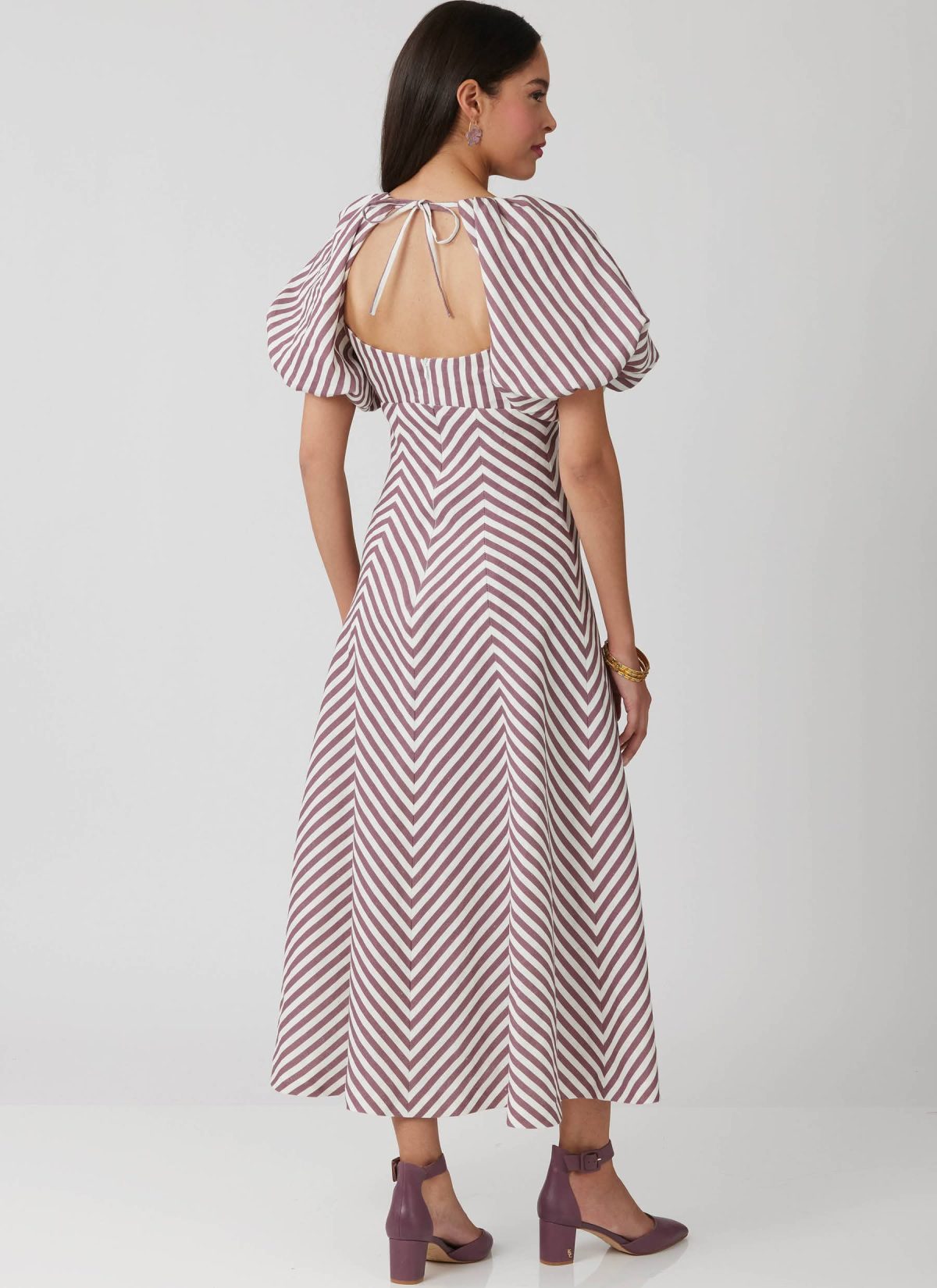 McCall's Sewing Pattern M8649 Misses' Midi Dress with Sleeve and Length Variations