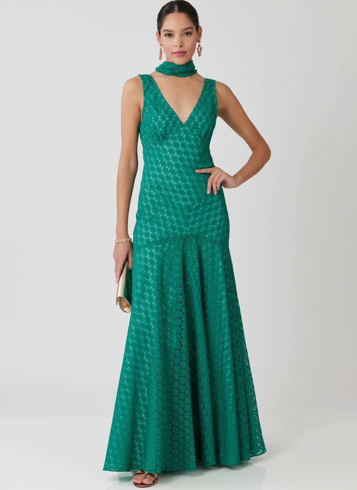 McCall's Sewing Pattern M8654 Misses' and Women's Maxi Dress with Scarf