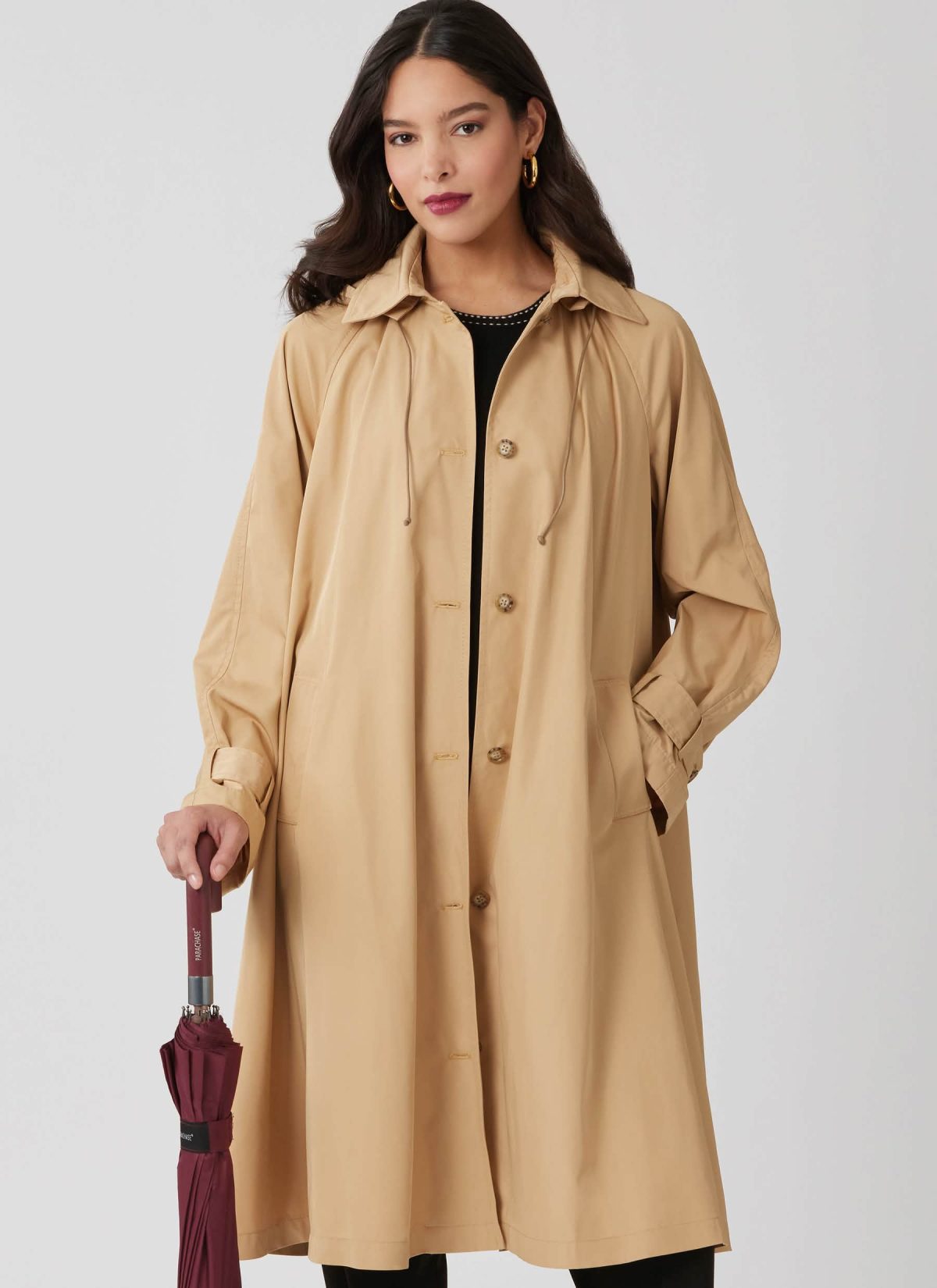 McCall's Sewing Pattern M8655 Misses' Trench Coat in Three Lengths with Optional Hood