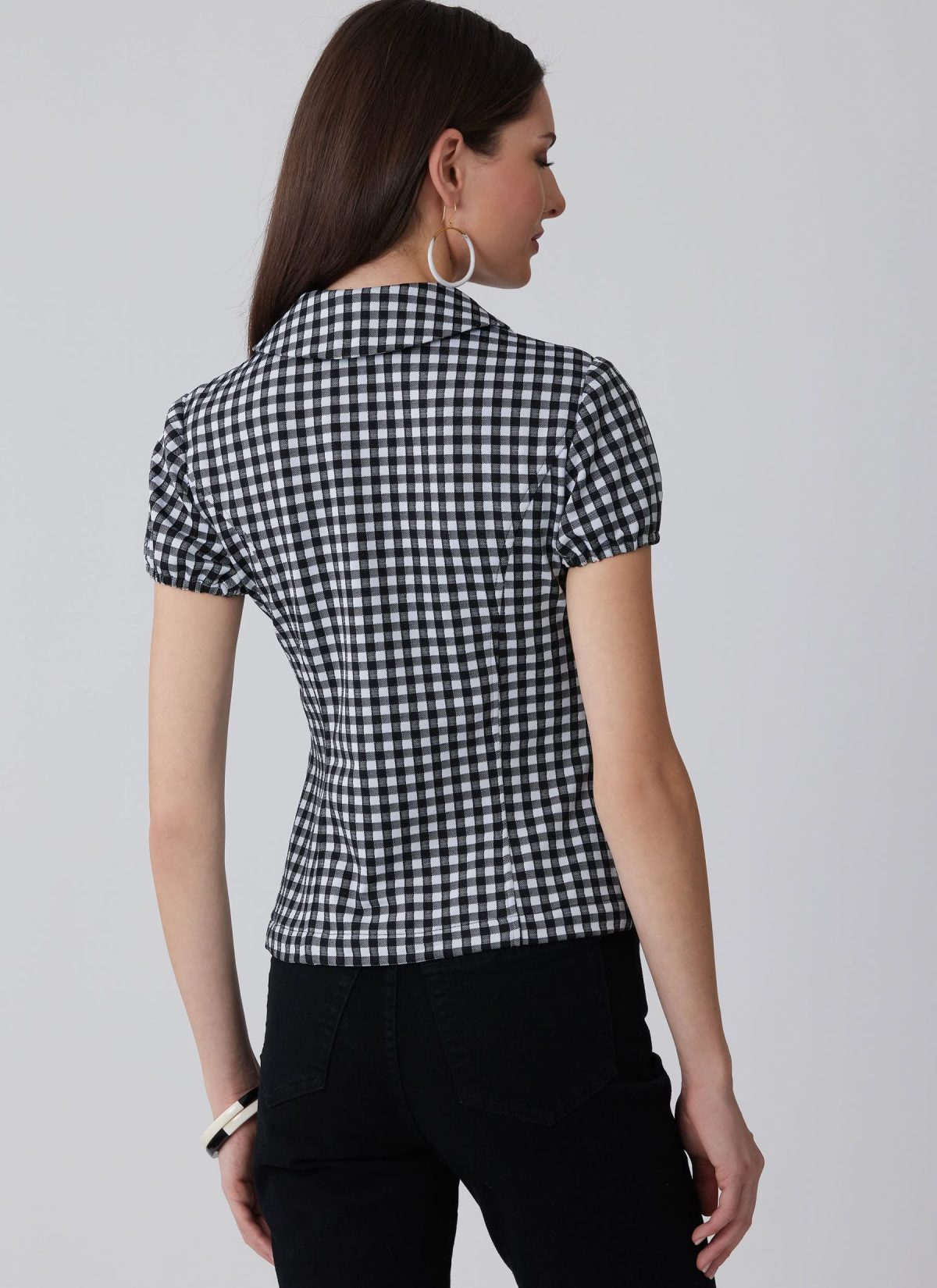 McCall's Sewing Pattern M8657 Misses' and Women's Peter Pan Collar Knit Top with Sleeve Variations