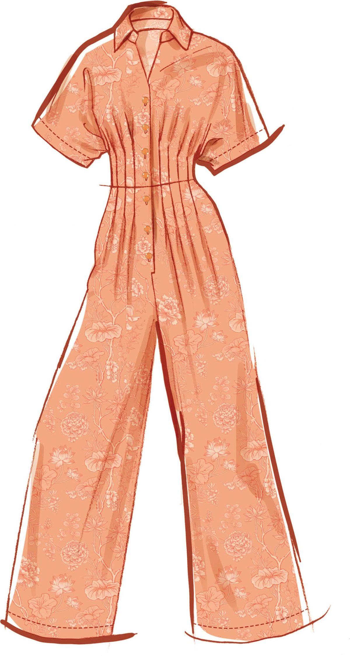 McCall's Sewing Pattern M8661 Misses' Jumpsuit in Three Lengths