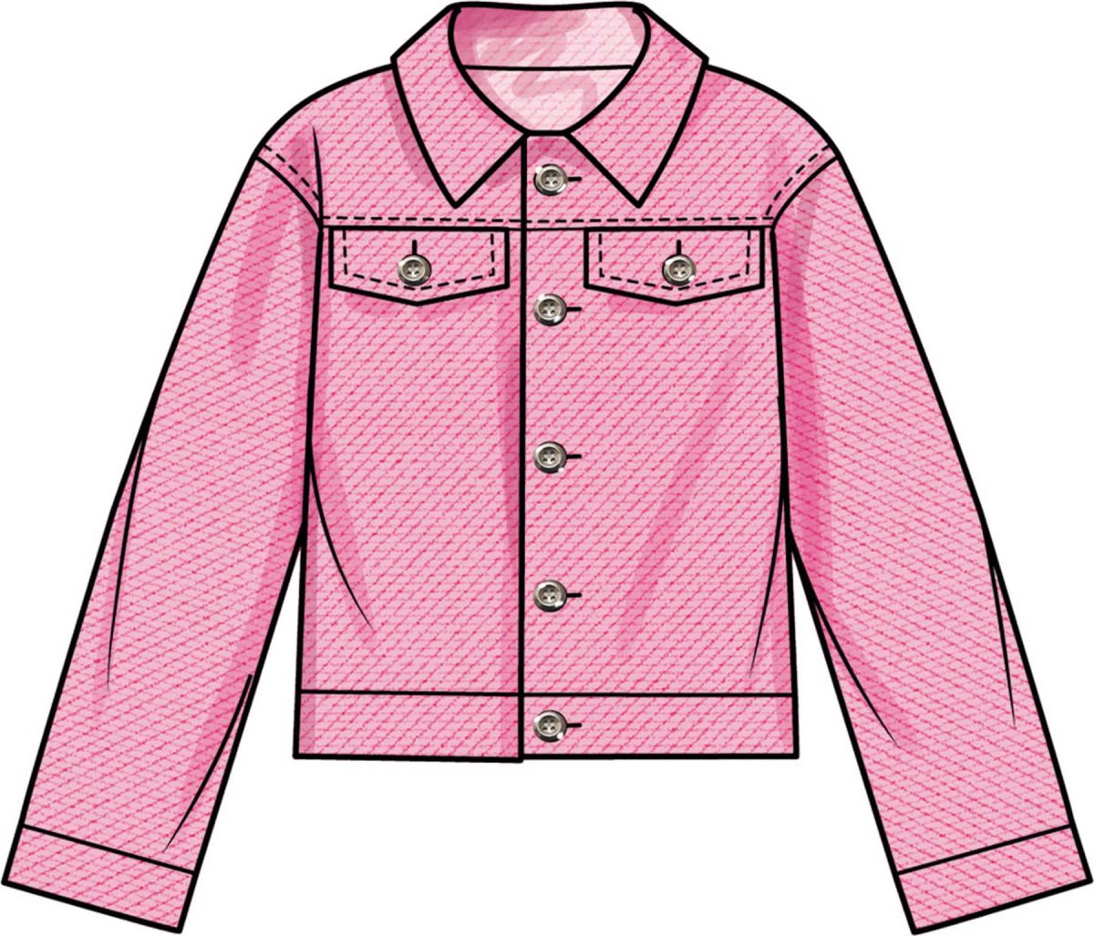 McCall's Sewing Pattern M8666 Girls' Jacket and Trousers