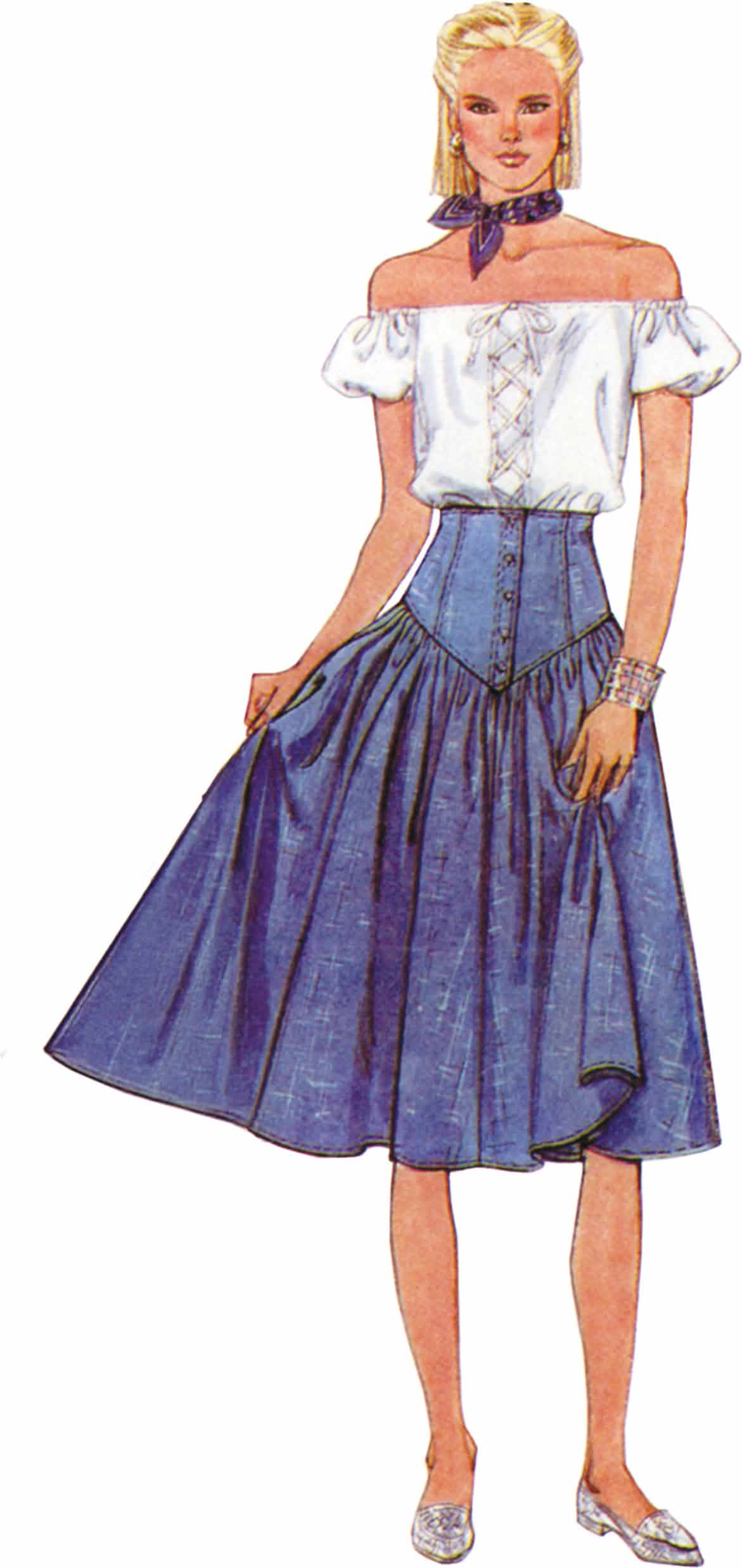 McCall's Sewing Pattern M8668 Misses' Skirts and Petticoat
