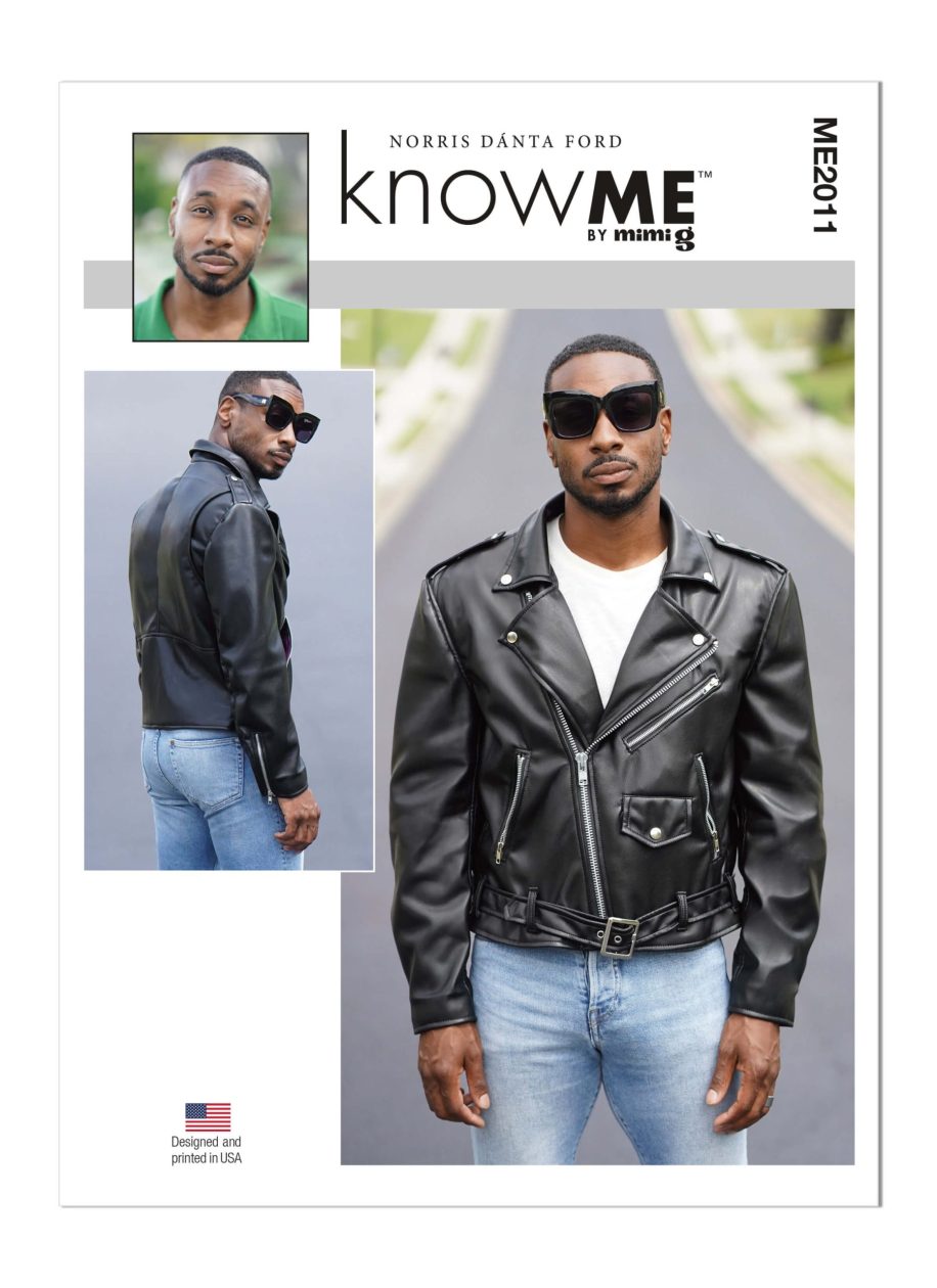 Know Me Sewing Pattern ME2011 Men's Moto Jacket by Norris Dánta