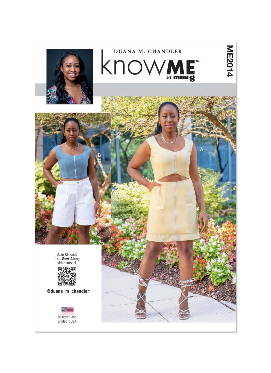 Know Me Sewing Pattern ME2014 Misses' Dress, Tops and Shorts by Duana M.
