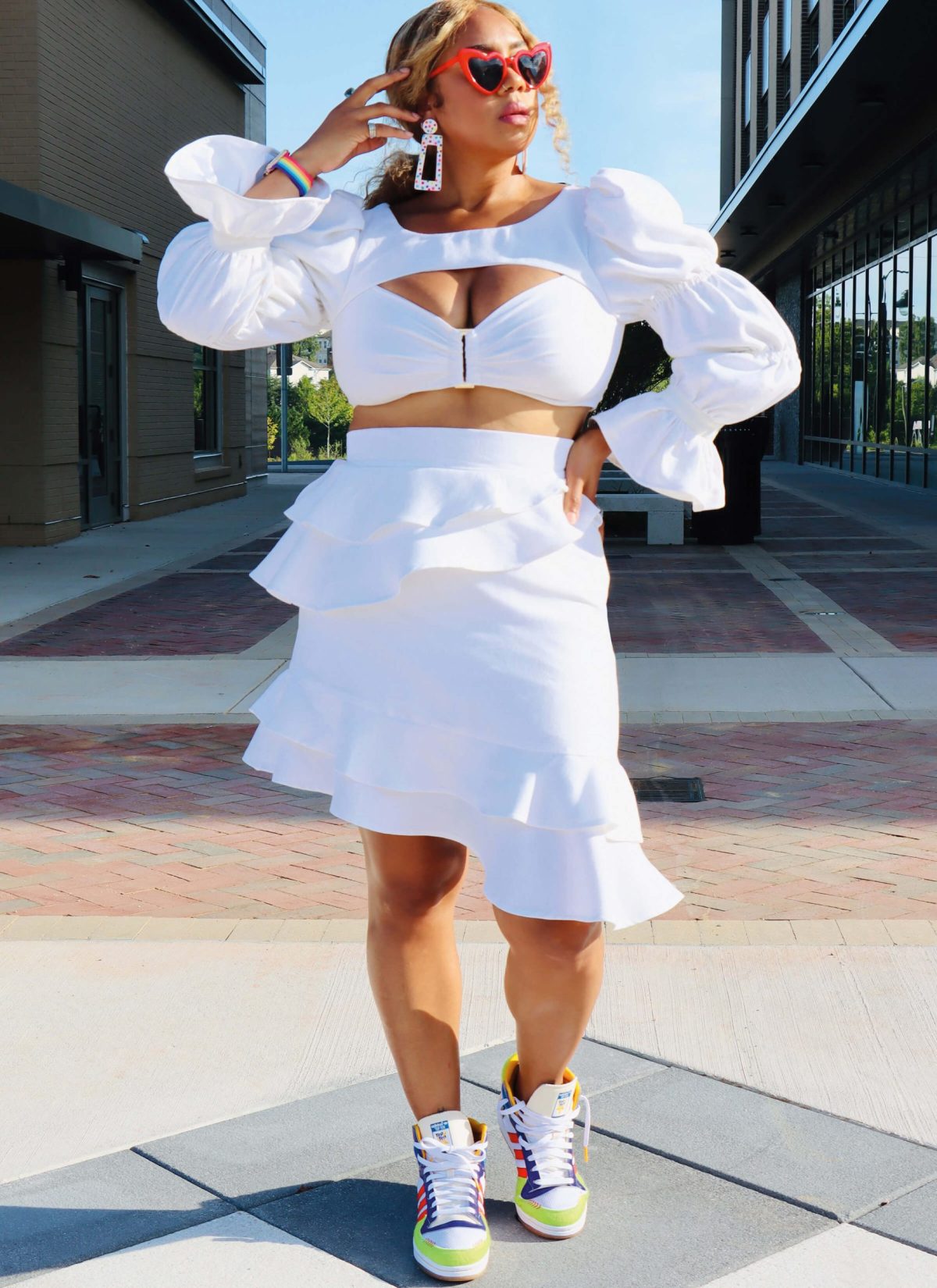 Know Me Sewing Pattern ME2022 Misses' Top and Skirt by The Corny Rainbow