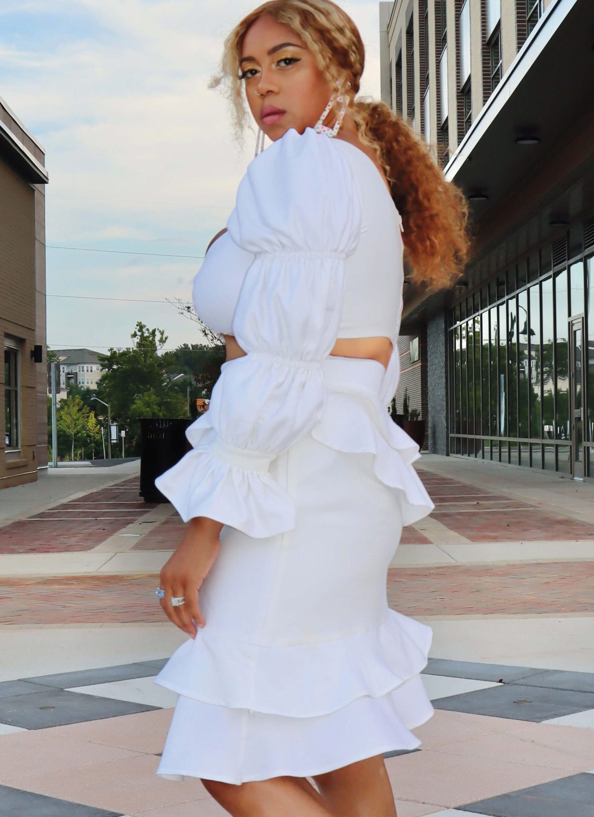 Know Me Sewing Pattern ME2022 Misses' Top and Skirt by The Corny Rainbow