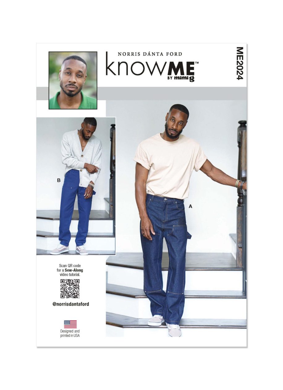 Know Me Sewing PatternME2024 Men's Jeans by Norris Dánta Ford