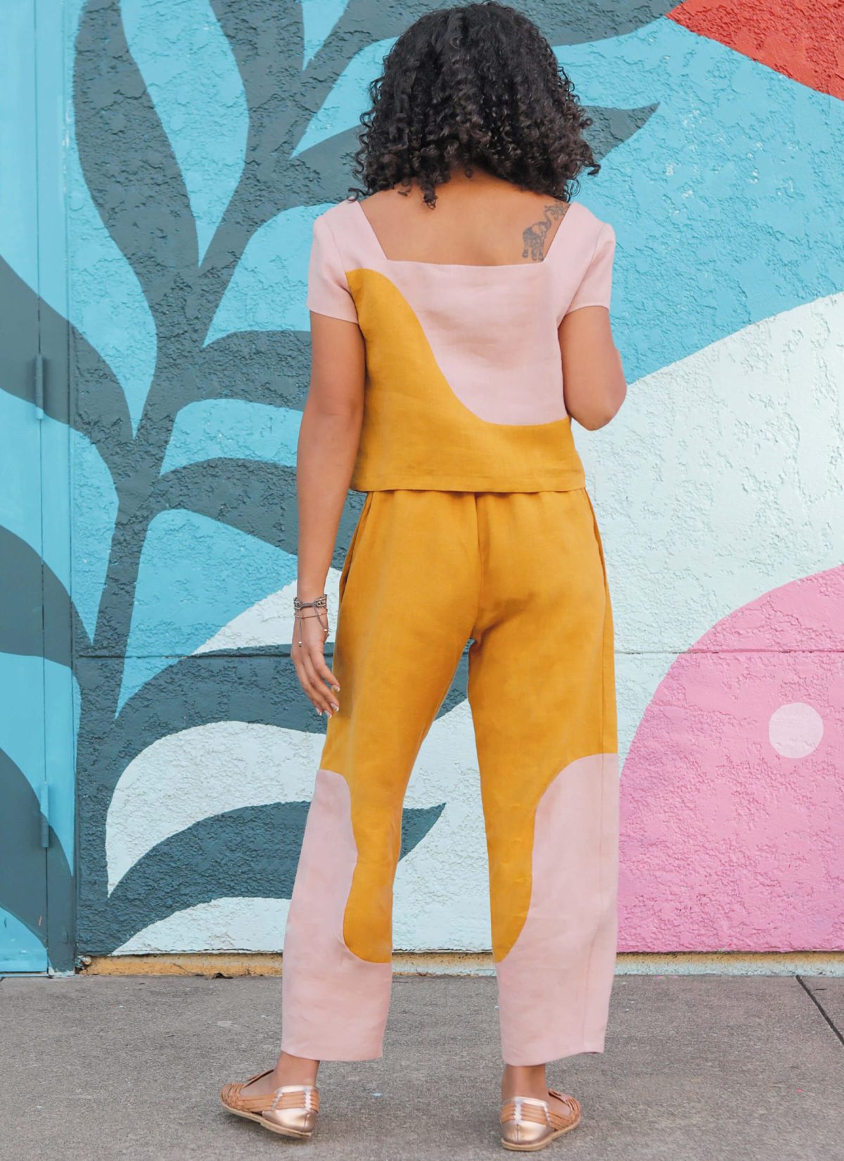 Know Me Sewing Pattern ME2033 Misses' Crop Tops and Trousers