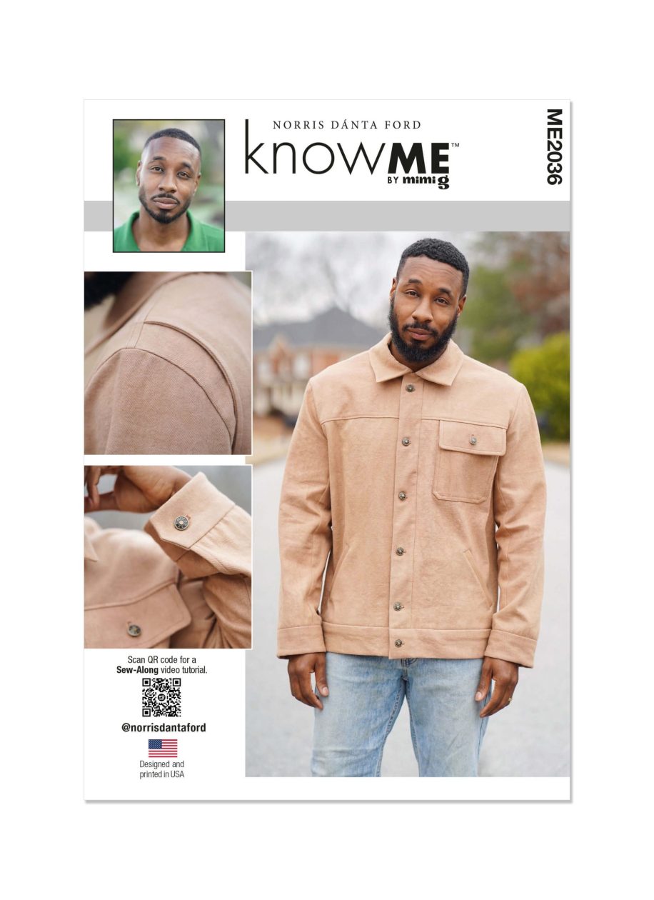 Know Me Sewing Pattern ME2036 Men's Jacket
