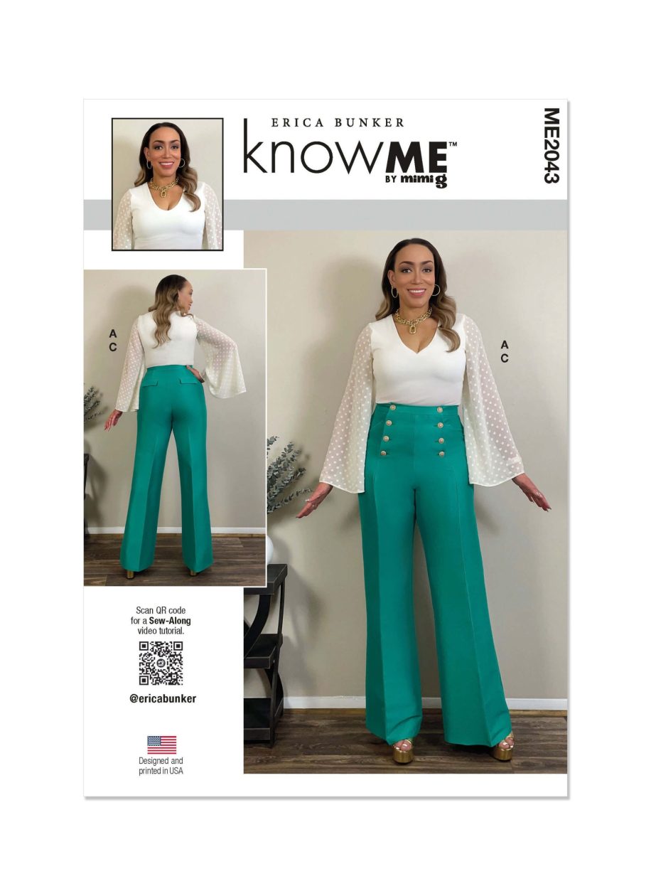 Know Me Sewing Pattern ME2043 Misses’ Bodysuits and Trousers