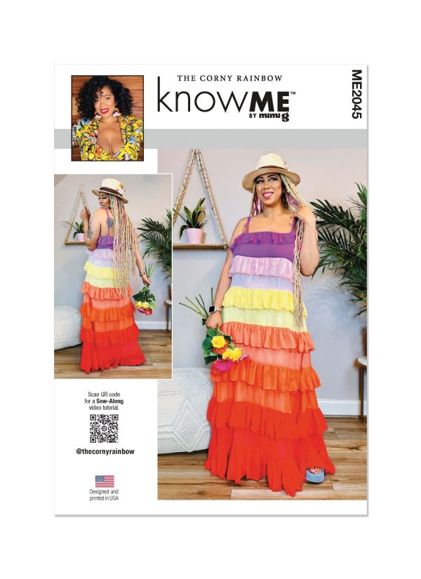 Know Me Sewing Pattern ME2045 Misses' Dress