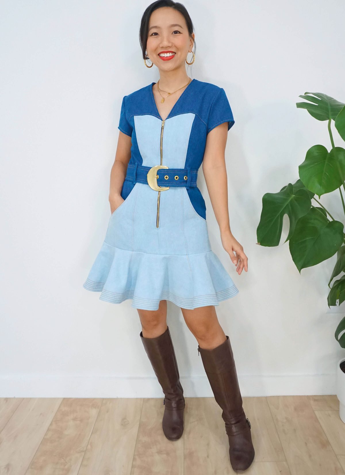 Know Me Sewing Pattern ME2066 Misses' Dress by Gwen Heng