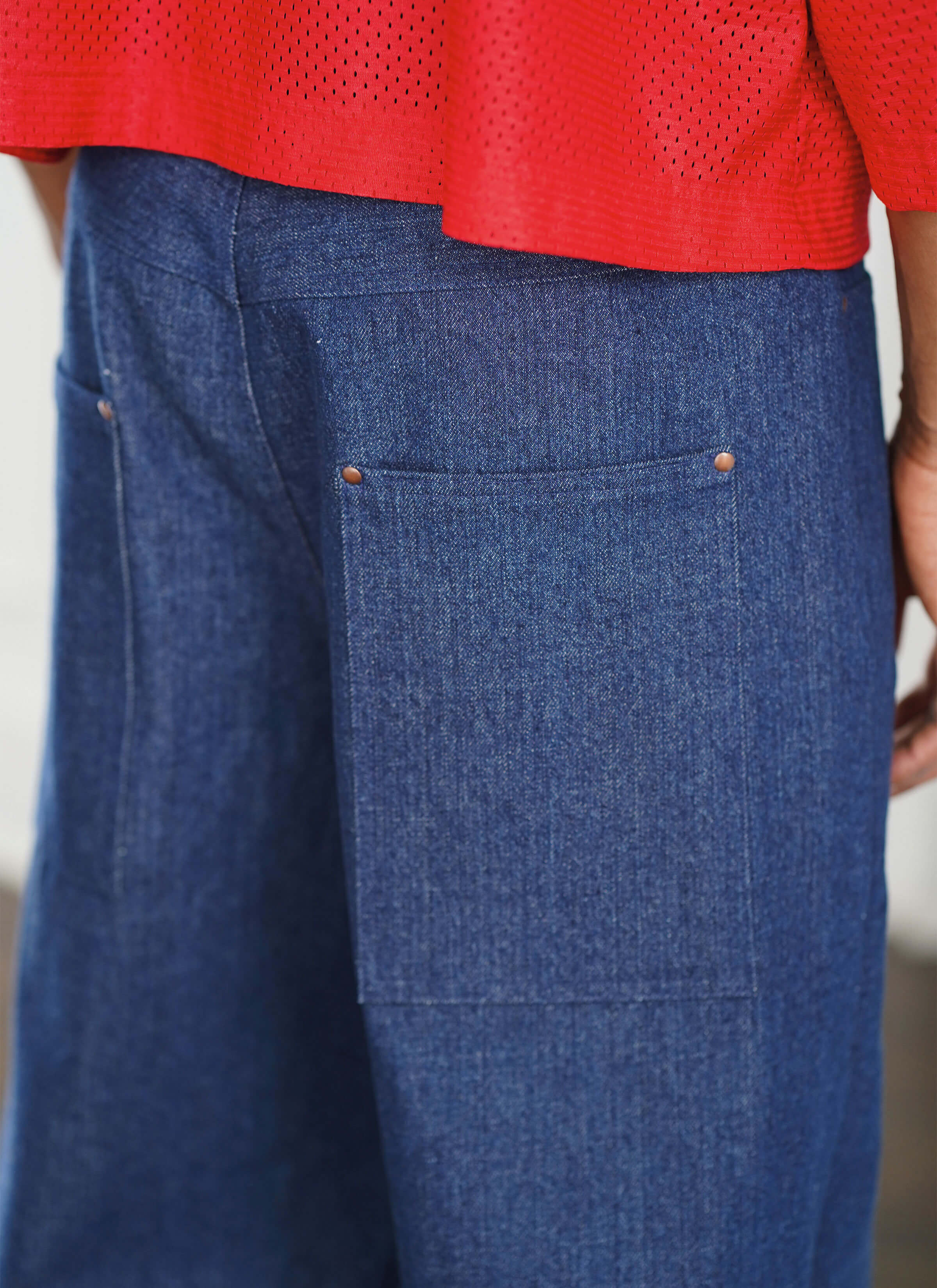 Know Me Sewing Pattern ME2087 Men's Jeans by Norris Dánta Ford