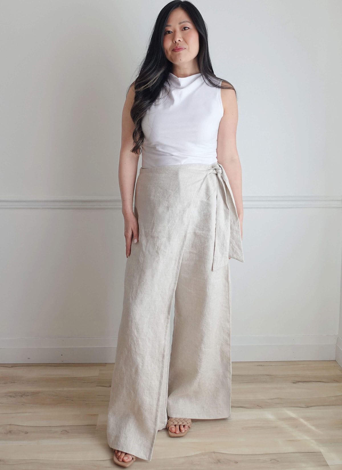 Know Me Sewing Pattern ME2134 Misses' Trouser and Knit Top with Sleeve Variations by Sew Bake Make