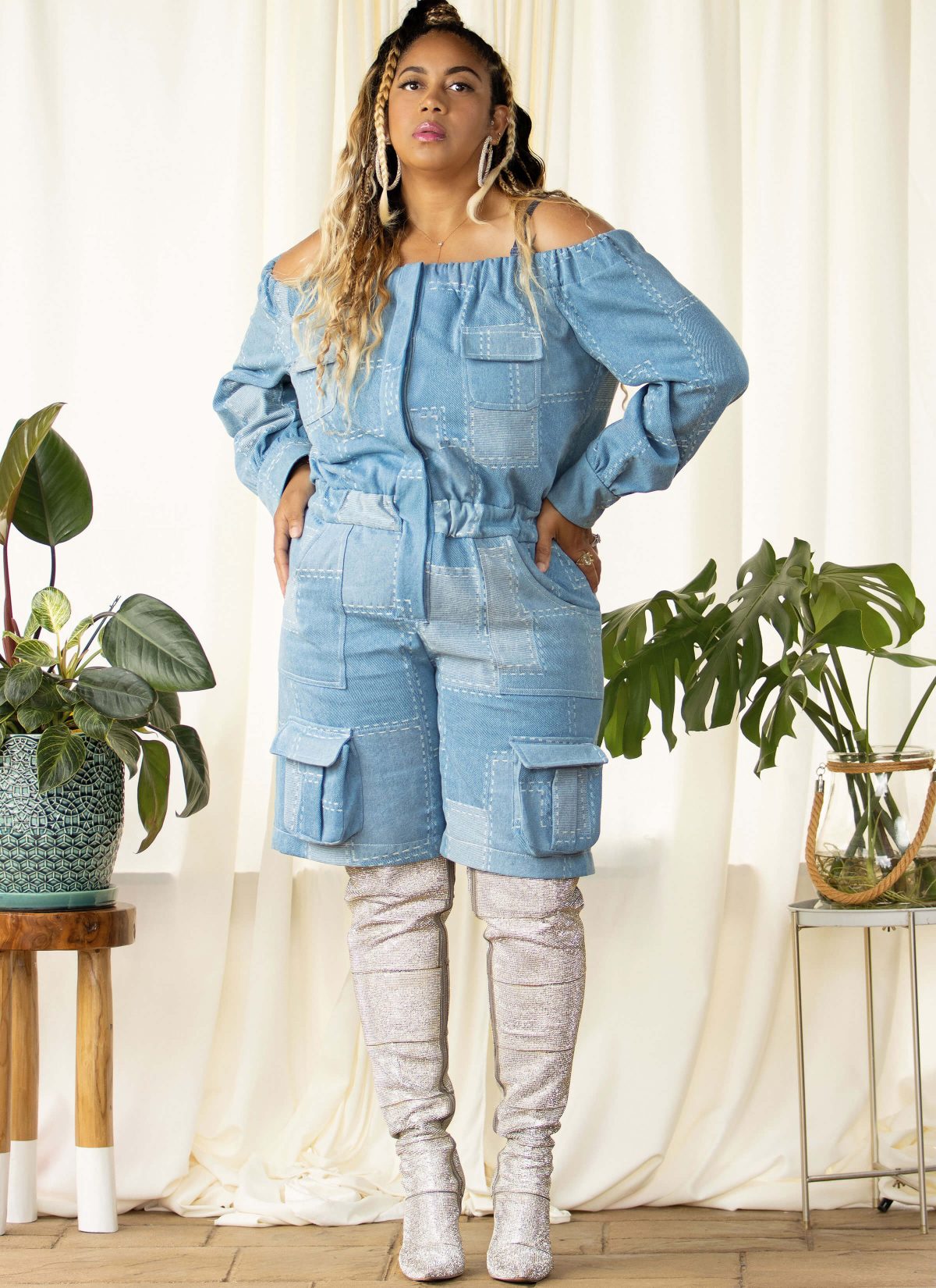 Know Me Sewing Pattern ME2141 Misses' Jumpsuit in Two Lengths by The Corny Rainbow