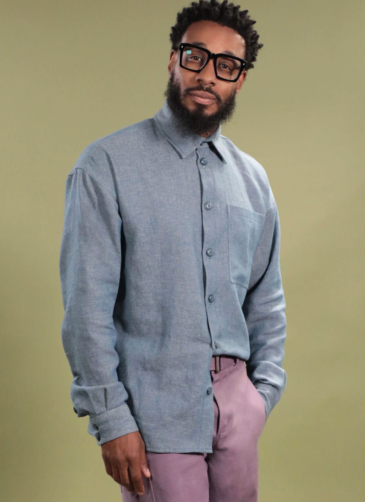 Know Me Sewing Pattern ME2142 Men's Shirt and Jeans with Belt by Norris Dánta Ford