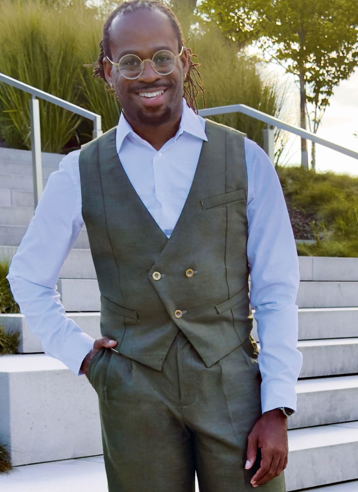 Know Me Sewing Pattern ME2153 Men's Waistcoat and Trousers by Julian Creates