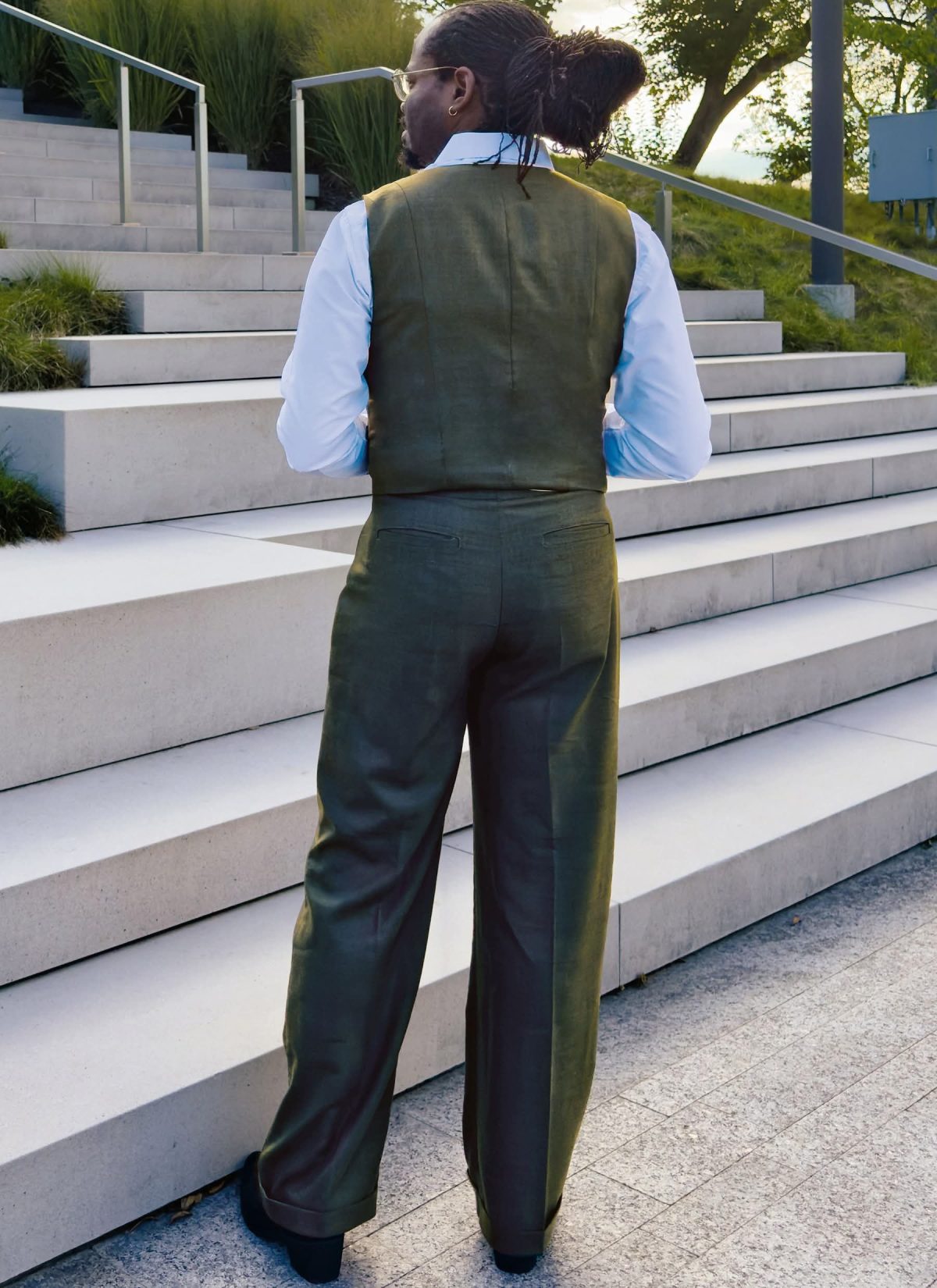 Know Me Sewing Pattern ME2153 Men's Waistcoat and Trousers by Julian Creates